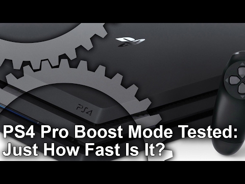 PS4 Pro Boost Mode Tested: Just How Fast Is It?