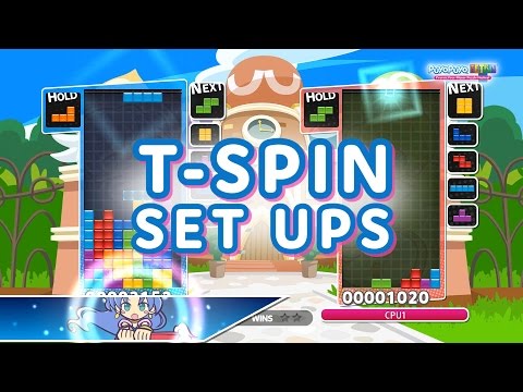 Puyo Puyo Tetris: T-Spin Set Ups Tutorial