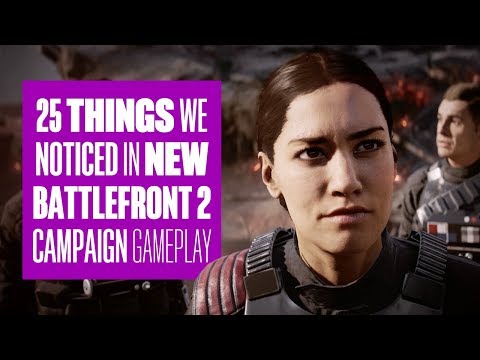 25 things we noticed in new Star Wars Battlefront 2 campaign gameplay