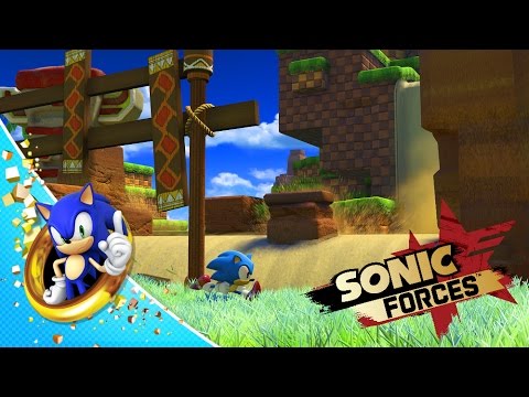 Sonic Forces - Classic Sonic Green Hill Gameplay