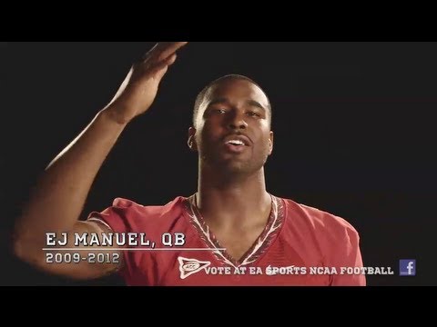 Florida State QB E.J. Manuel wants your NCAA Football 14 Cover Vote!