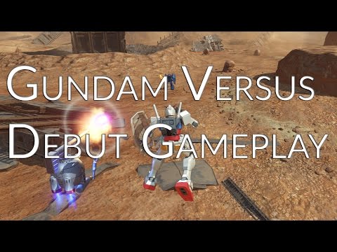 Gundam Versus (PS4) Debut Gameplay - First 2 Matches