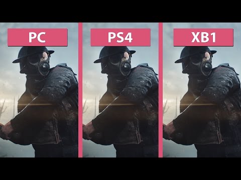 Battlefield 1 – PC Ultra vs. PS4 vs. Xbox One Graphics Comparison