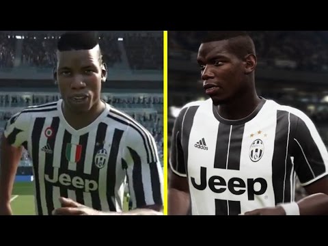 FIFA 16 vs FIFA 17 Early Graphics Comparison