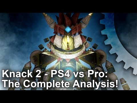 [4K] Knack 2: PS4 vs PS4 Pro - The Complete Analysis!