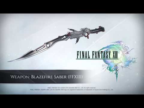 FINAL FANTASY XV: PreOrder DLC – Blazefire Saber (FFXIII)