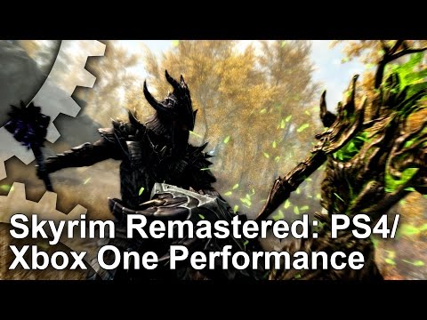 Skyrim Remastered PS4 vs Xbox One Gameplay Frame-Rate Test