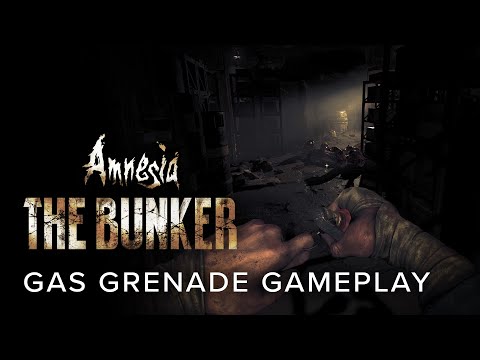 Amnesia: The Bunker - Gas grenade gameplay