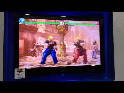 Street Fighter 5 Ken gameplay. SDCC