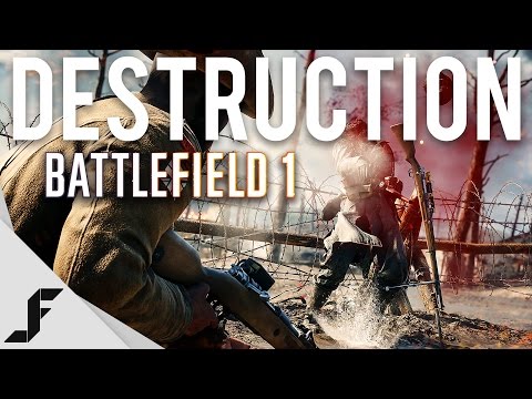 How much destruction is there in Battlefield 1?