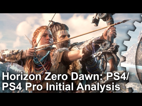 Horizon Zero Dawn: Initial PS4/PS4 Pro Gameplay Frame-Rate Test