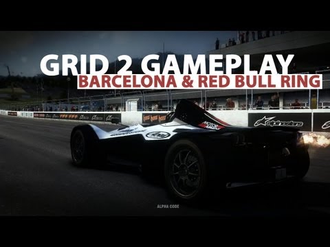 GRID 2 - All New Gameplay - Barcelona and Red Bull Ring