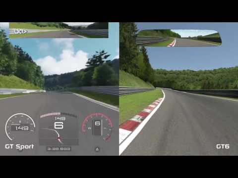Gran Turismo Sport - vs - Gran Turismo 6 | Comparison 60FPS | Ferrari 458 Gameplay | Nürburgring