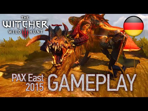 The Witcher 3: Wild Hunt - PS4/XB1/STEAM - Gameplay (PAX East 2015 German Trailer)