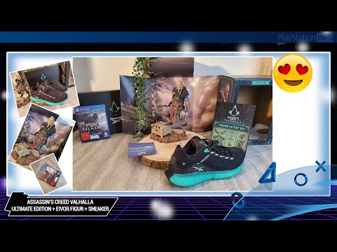 Assassin’s Creed Valhalla Ultimate Edition + Eivor Figur + Sneaker Unboxing 😍