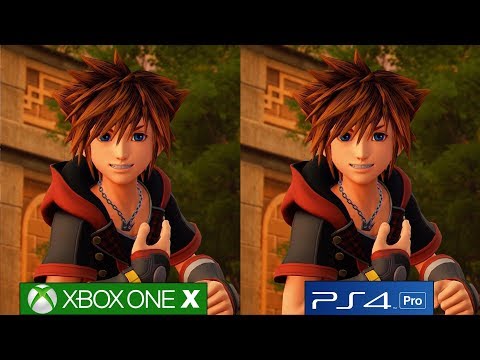Kingdom Hearts 3 - Xbox One X vs PS4 Pro Graphics Comparison, Closest Thing To Pixar Quality?