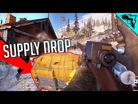 CRATES INCOMING! - Battlefield 1 Supply Drop Gameplay