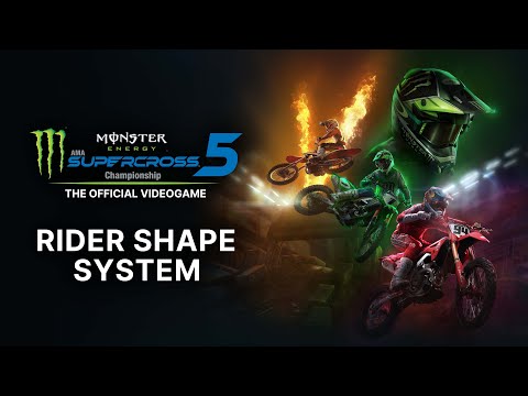 Monster Energy Supercross: The Official Videogame 5 - Rider Shape System Trailer