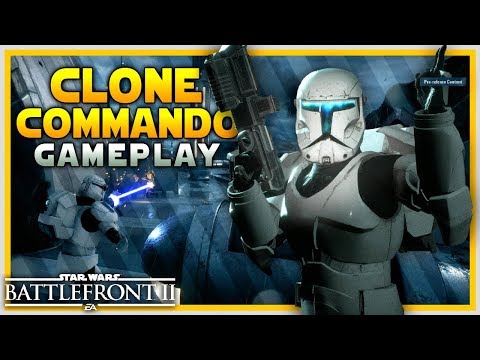CLONE COMMANDO GAMEPLAY + Instant Action &amp; Coop - Star Wars Battlefront 2