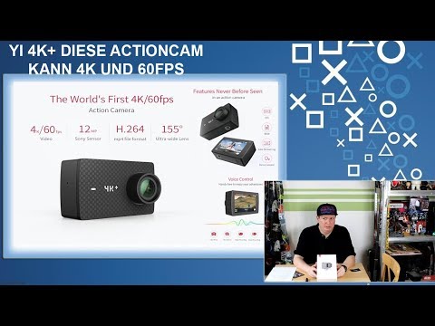 YI 4K+ Action Kamera 📷 Unboxing + gamescom 2017 Videos