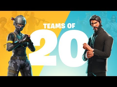 Teams of 20 Announce Trailer (Battle Royale)