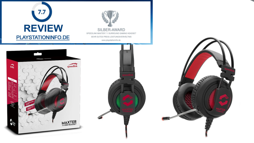 Want to buy Speedlink MAXTER 7.1 surround USB gaming headset?