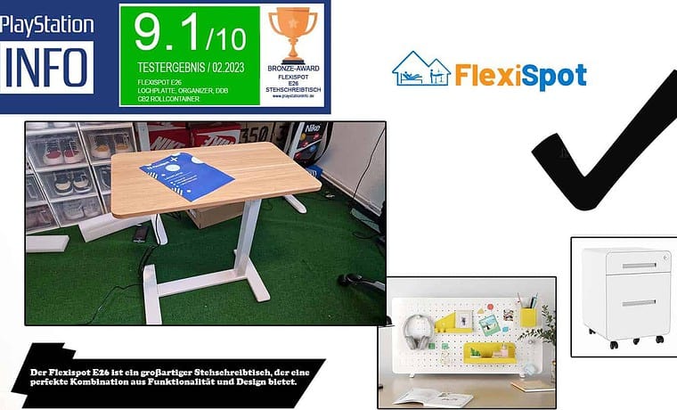 Flexispot E26 Stehschreibtisch im Test und mehr! - Komfort und Effizienz im Büro mit Flexispot