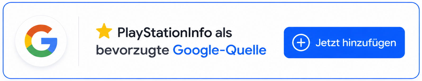 PlayStationInfo als bevorzugte Google-Quelle
